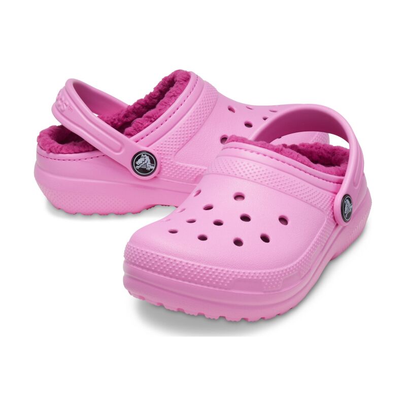 Crocs™ Classic Lined Clog Kids' 207009 Taffy Pink