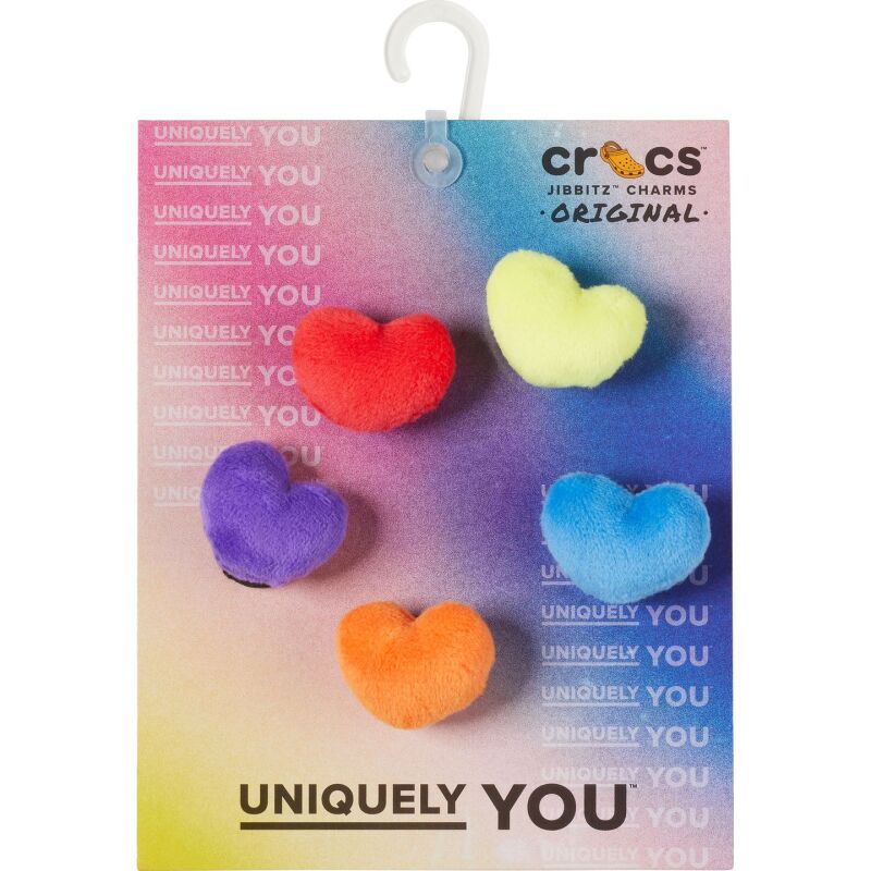 Crocs™ Jibbitz Fuzzy Heart 5 Pack 