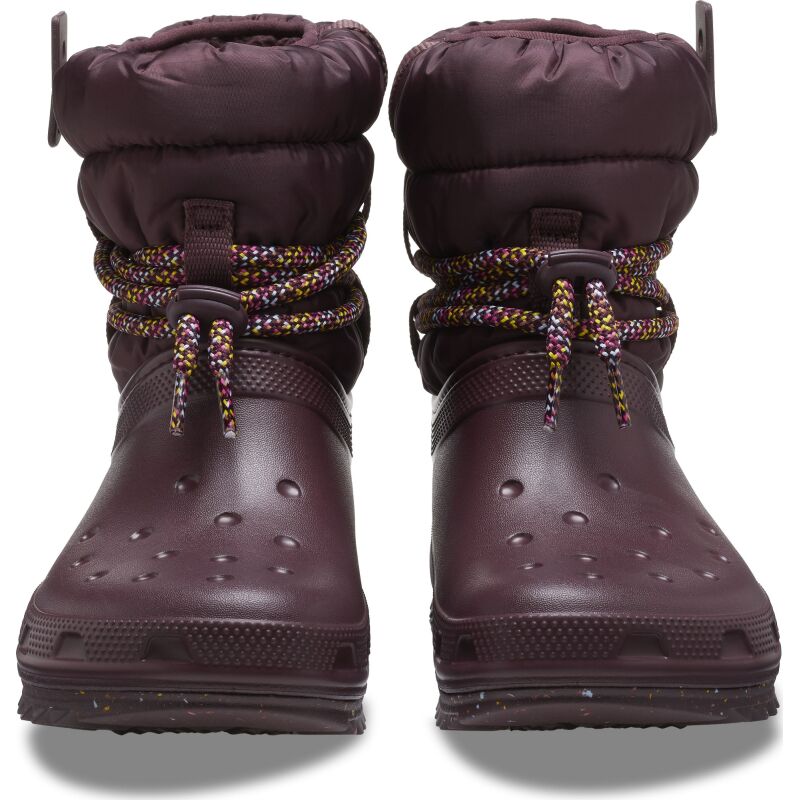 Crocs™ Classic Neo Puff Luxe Boot Women's Dark Cherry