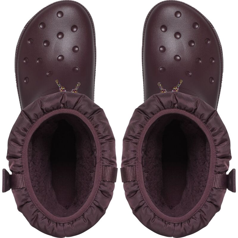 Crocs™ Classic Neo Puff Luxe Boot Women's Dark Cherry