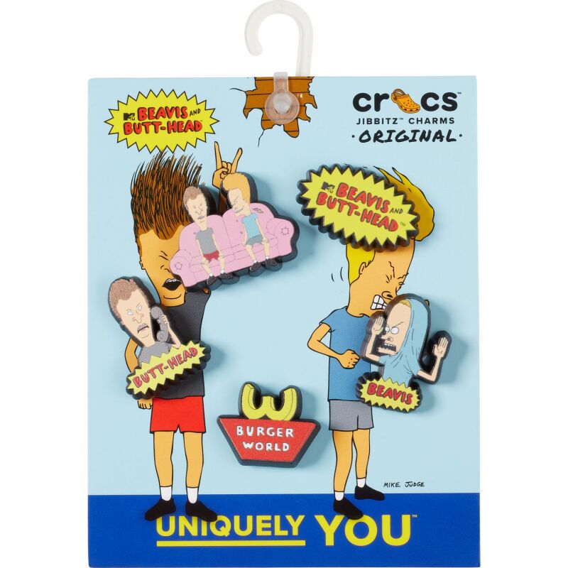 Crocs™ Jibbitz Beavis and Butthead 5 Pack Multi