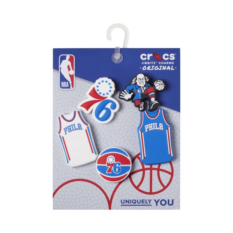 Crocs™ Jibbitz Nba Philadelphia 76Ers 5 Pack 