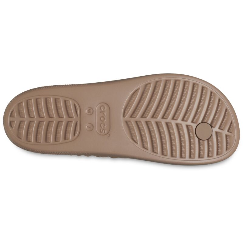 Crocs™ Classic Platform Geometrc Flip Latte