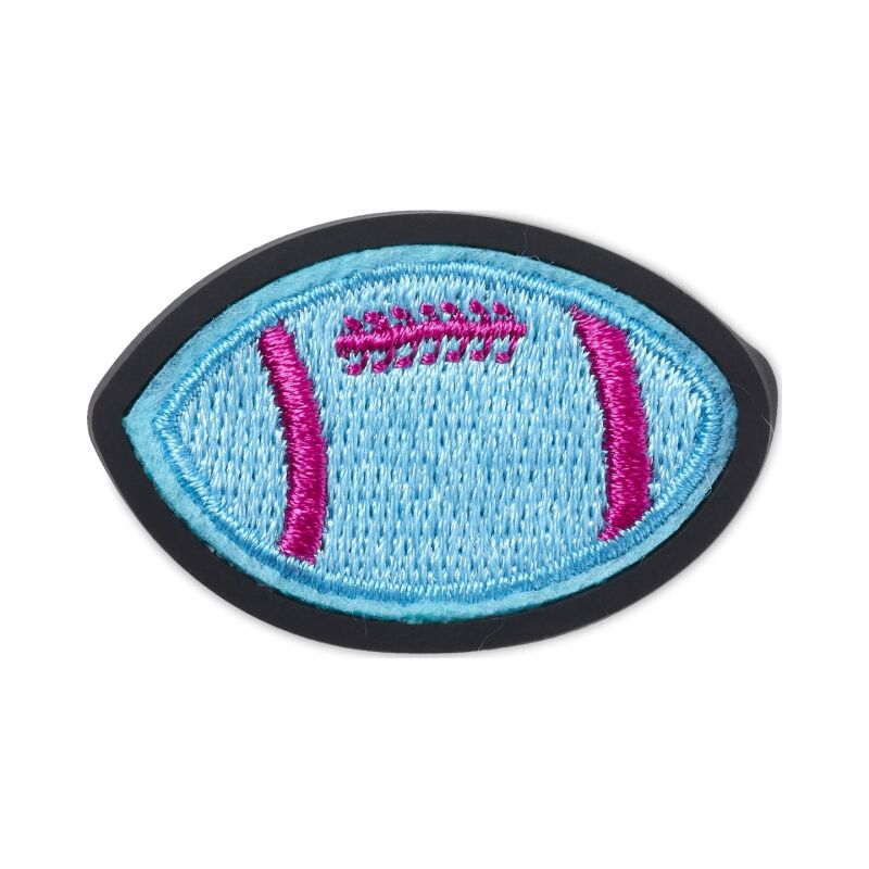 Crocs™ Jibbitz Neon Football Varsity Patch 