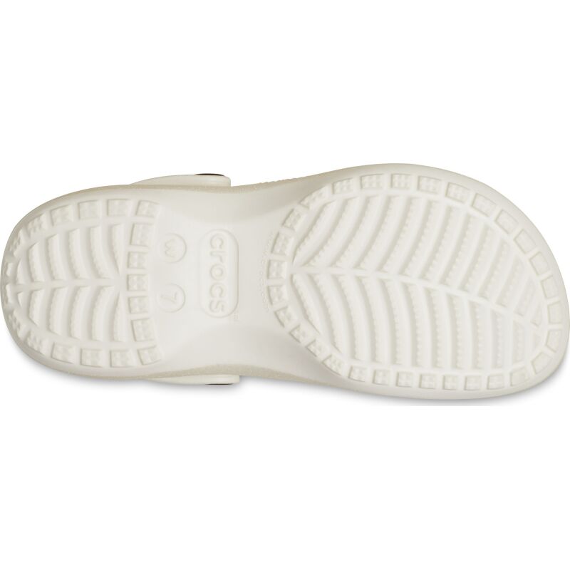 Crocs™ Classic Platform Glitter Clog Women's Chalk