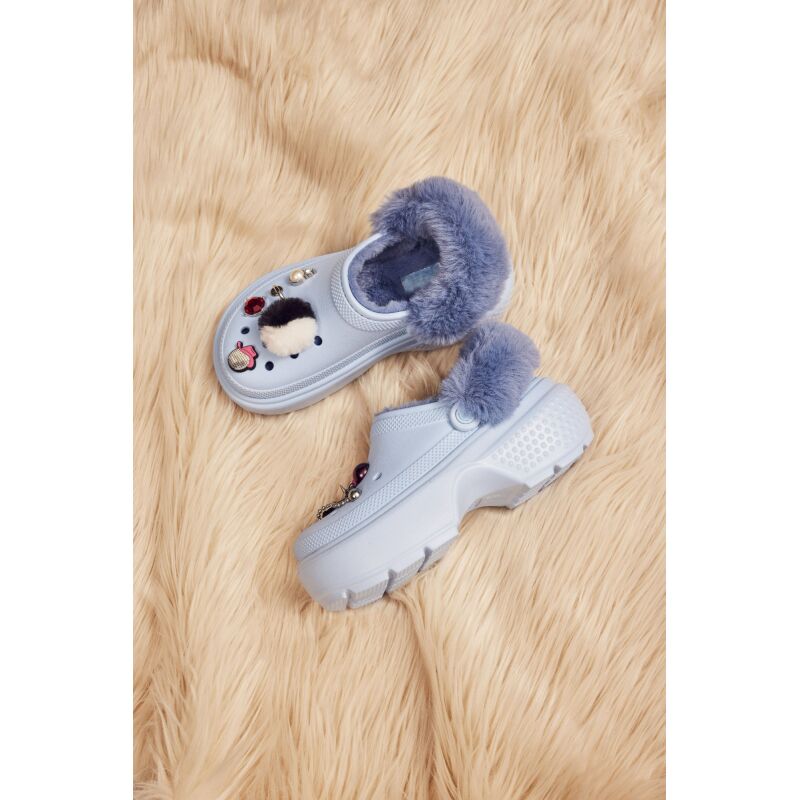 Crocs™ Stomp Lined Clog Blue Calcite