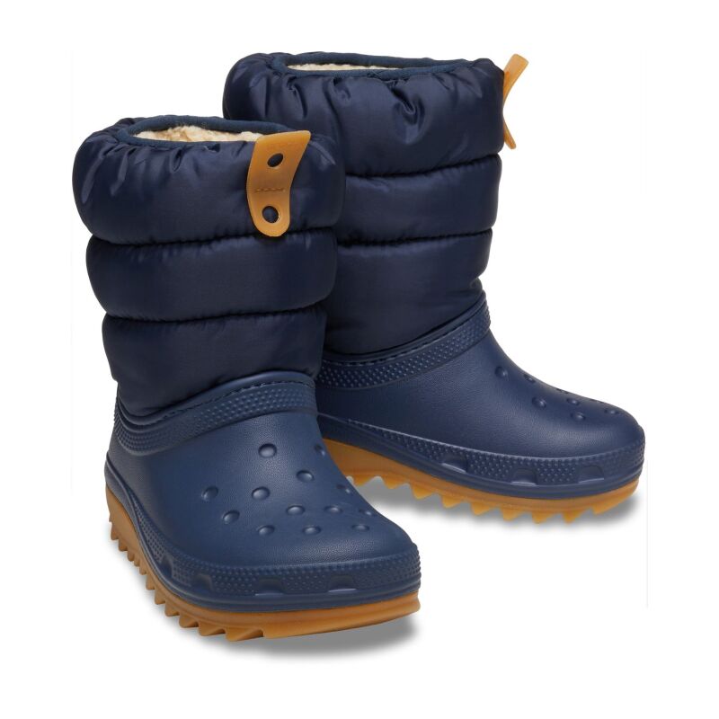 Crocs™ Classic Neo Puff Boot Toddler's 207683 Navy/Gum