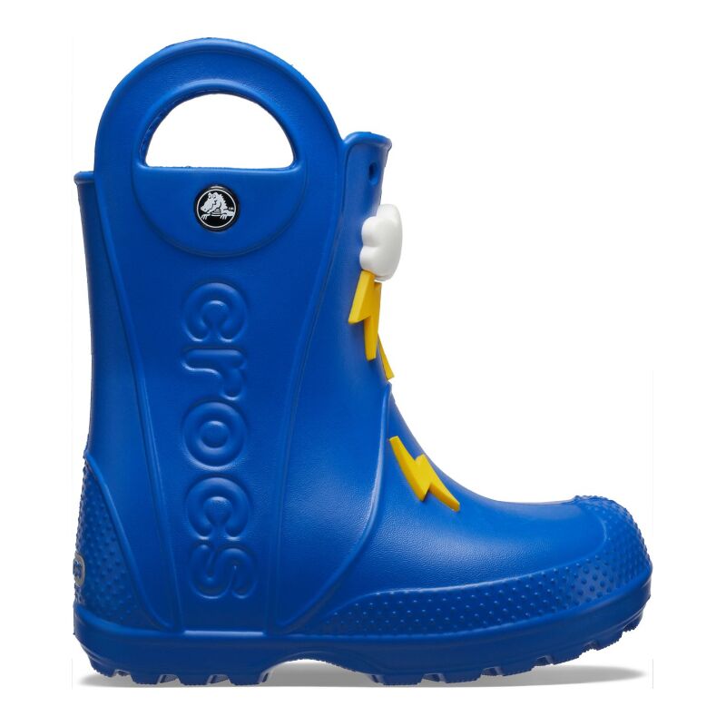 Crocs™ Handle It Lightning Bolt Rain Boot Kids' Blue Bolt