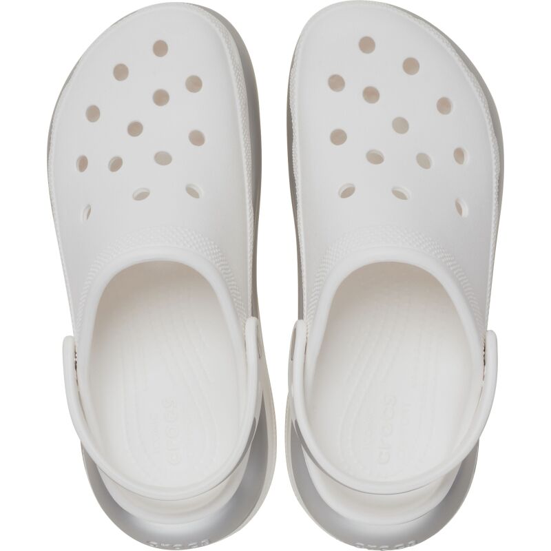 Crocs™ Mega Crush Metallic Clog White/Silver