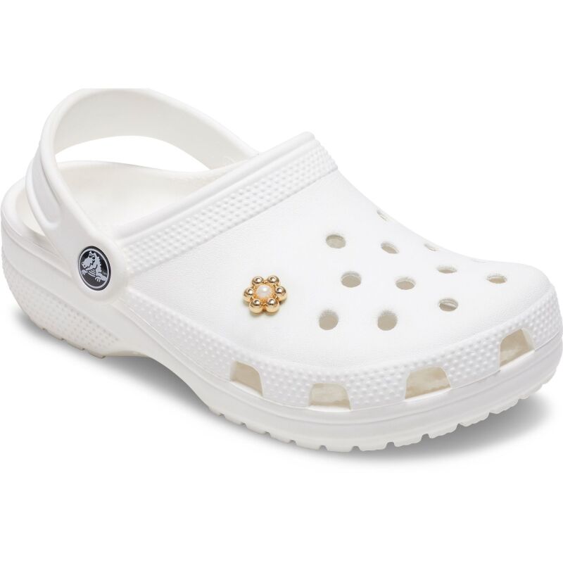 Crocs™ Jibbitz Gold And Pearl Tiny Flower 