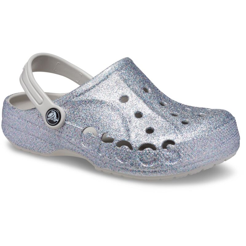 Crocs™ Baya Glitter Clog Kid's 207015 Silver