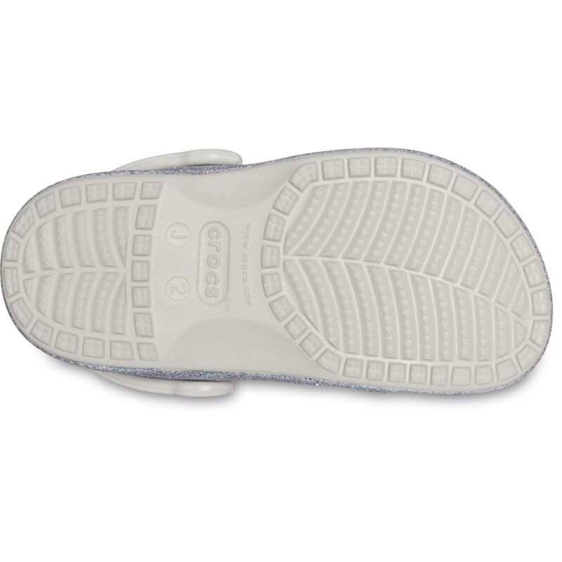 Crocs™ Baya Glitter Clog Kid's 207015 Silver