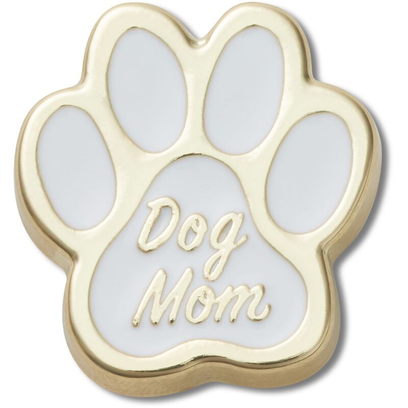 Crocs™ Jibbitz Gold Dog Mom Paw 