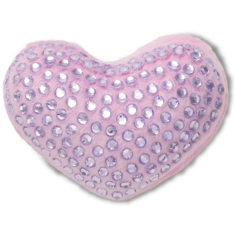 Crocs™ Jibbitz Plush Purple Gem Heart 