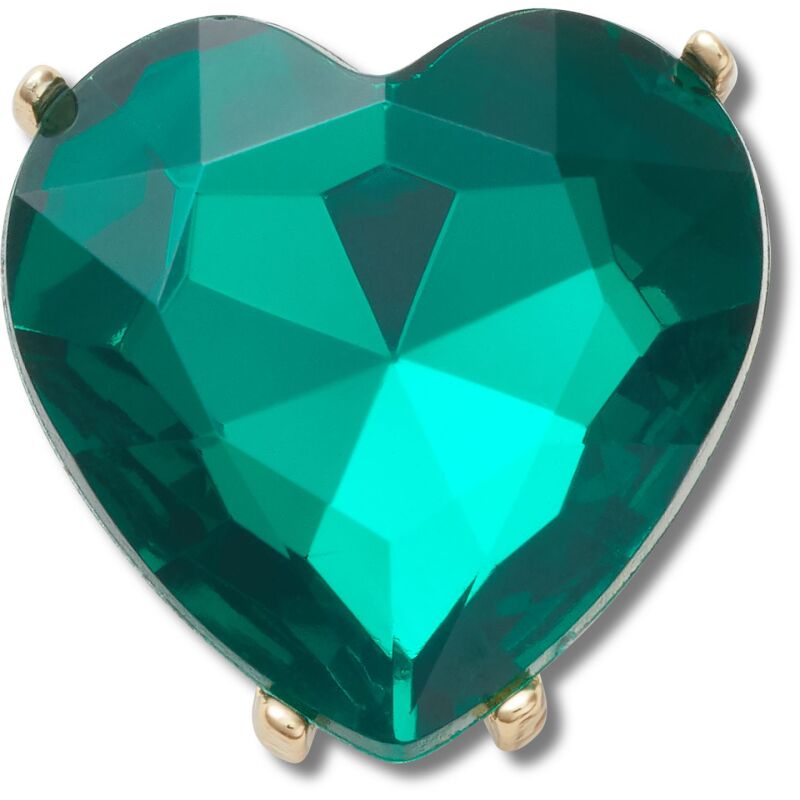 Crocs™ Jibbitz Emerald Heart Gem 
