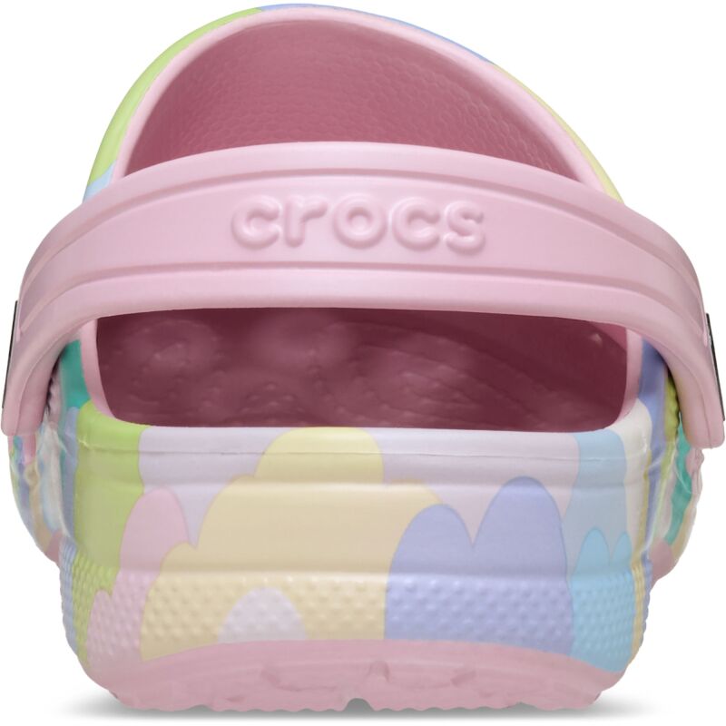 Crocs™ Baya Seasonal Printed Clog Kid's 209728 Petal Pink