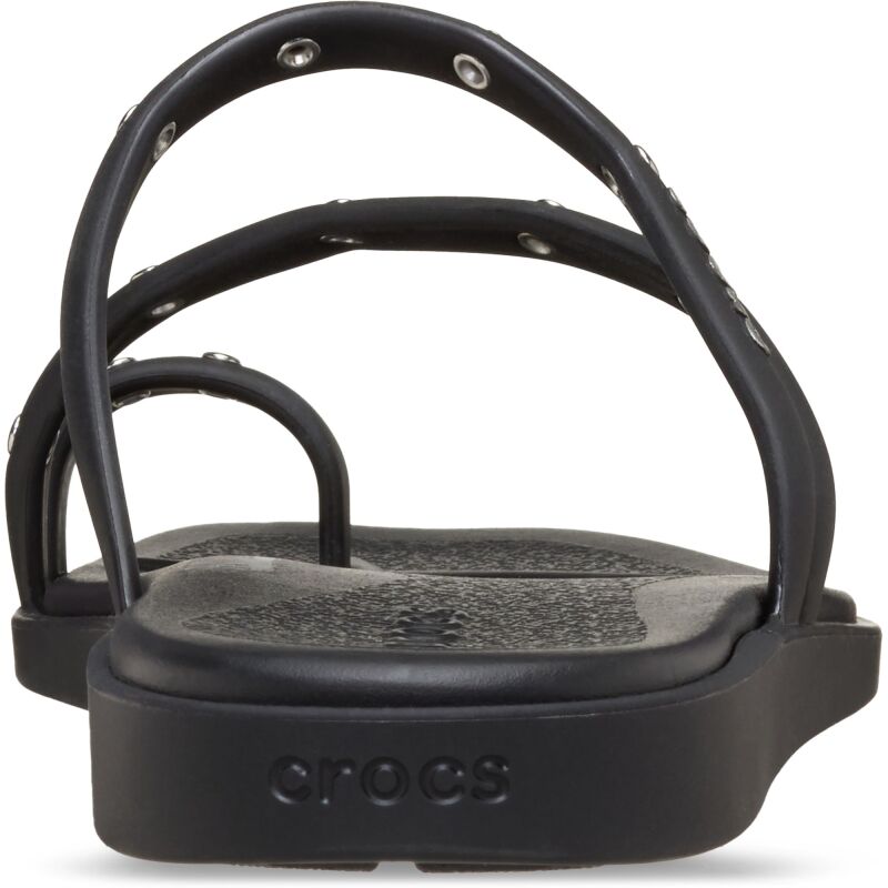 Crocs™ Miami Studded Toe Loop Sandal Black