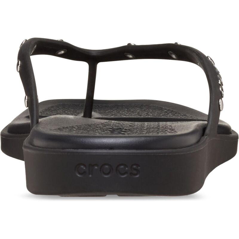 Crocs™ Miami Studded Flip Black