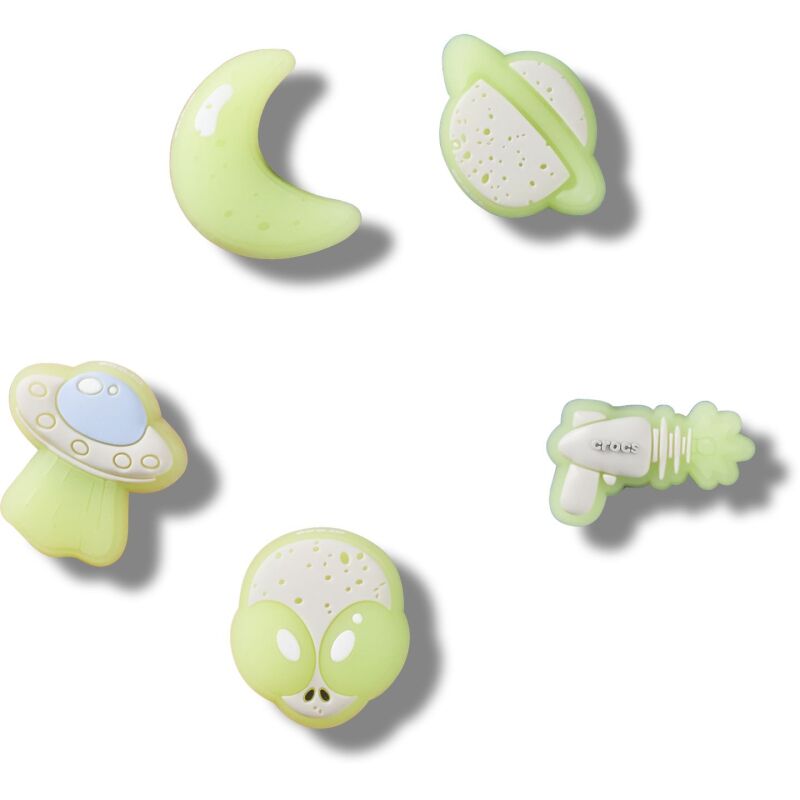 Crocs™ Jibbitz Glow In The Dark Space 5 Pack 
