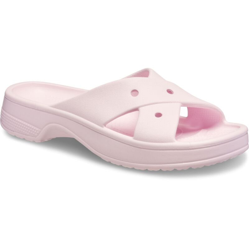 Crocs™ Womens Cross Strap Pink Milk