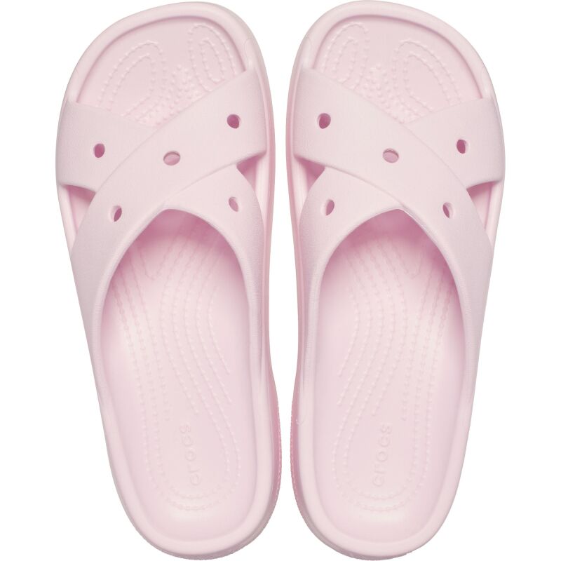 Crocs™ Womens Cross Strap Pink Milk