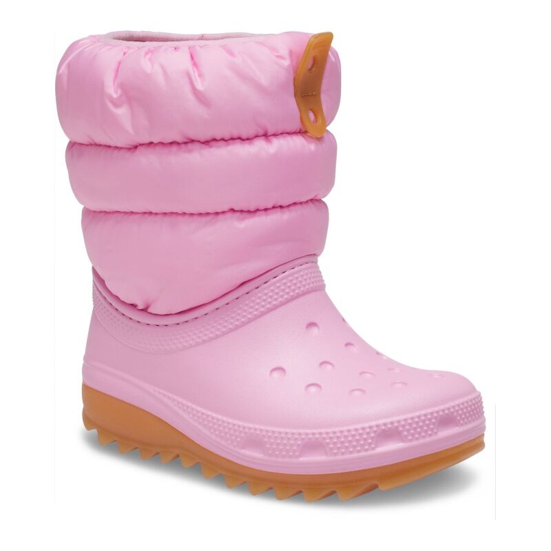 Crocs™ Classic Neo Puff Boot Kid's 207684 Pink Tweed/Gum