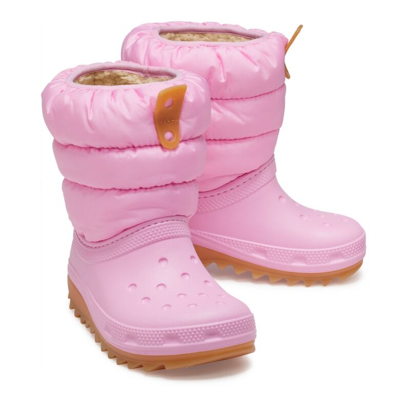 Crocs™ Classic Neo Puff Boot Kids' 207684 Pink Tweed/Gum