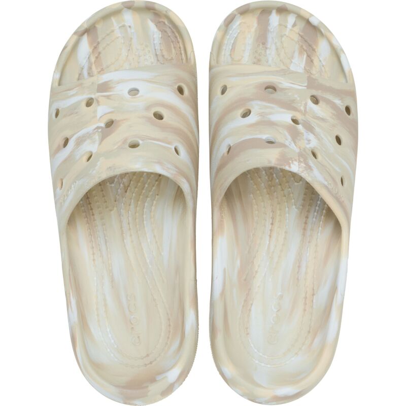 Crocs™ Classic Marbled Slide 2 Bone/Multi
