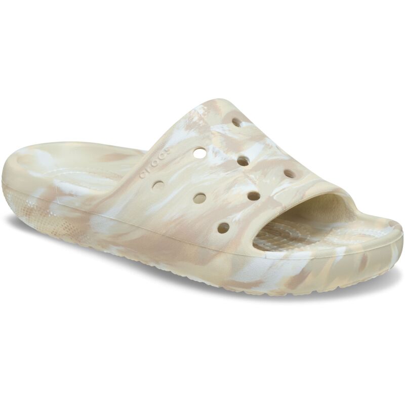 Crocs™ Classic Marbled Slide 2 Bone/Multi