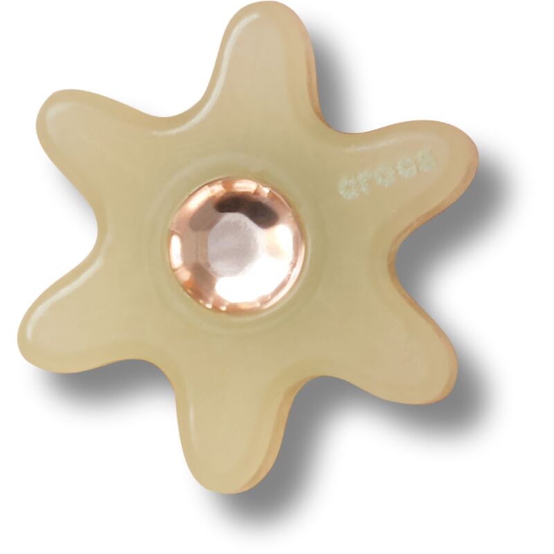 Crocs™ Jibbitz Tan Flower With Gem 