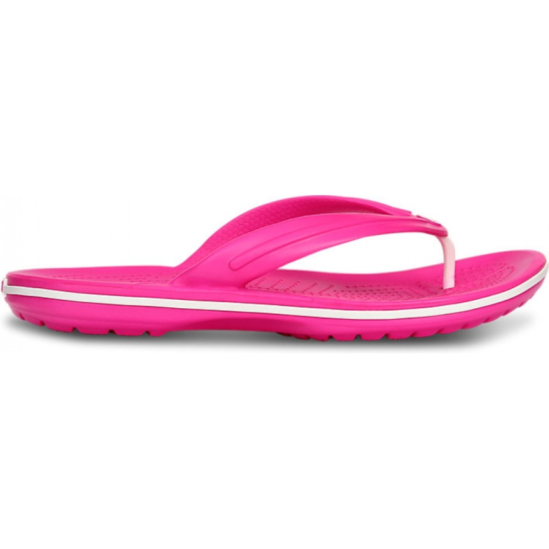 Crocs™ Crocband™ Flip Spilgti rozā/Balta