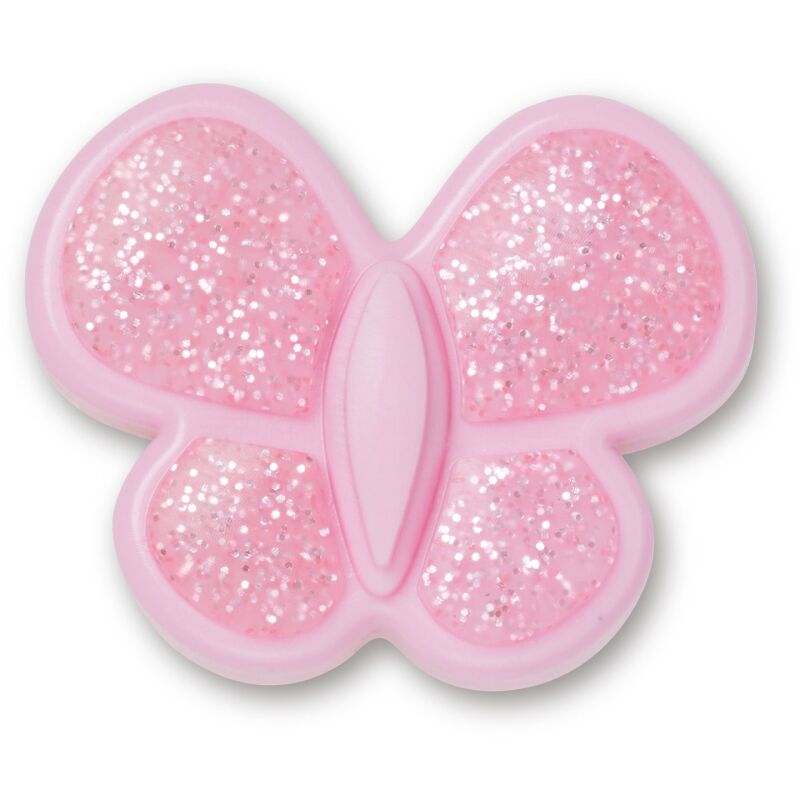 Crocs™ Jibbitz Tiny Pink Glitter Butterfly 
