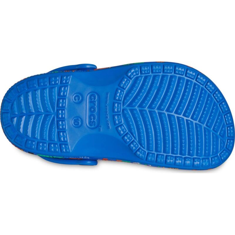 Crocs™ Baya Tie Dye Graphic Clog Kid's Bright Cobalt