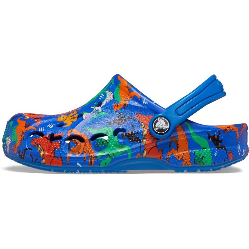 Crocs™ Baya Tie Dye Graphic Clog Kid's Bright Cobalt