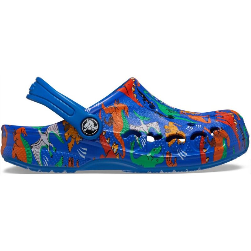 Crocs™ Baya Tie Dye Graphic Clog Kid's Bright Cobalt