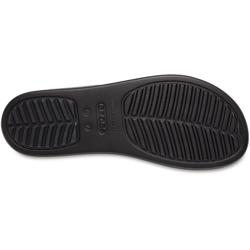 Crocs™ Brooklyn Sandal Low Wedge Women's Black