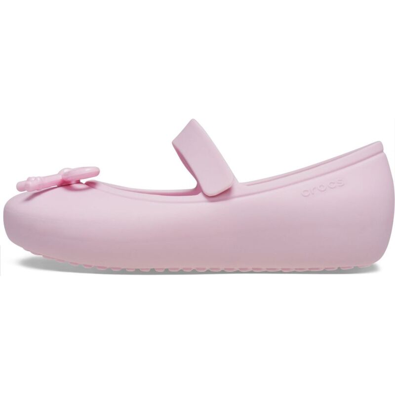 Crocs™ Brooklyn Bow Mary Jane Flat Ballerina Pink