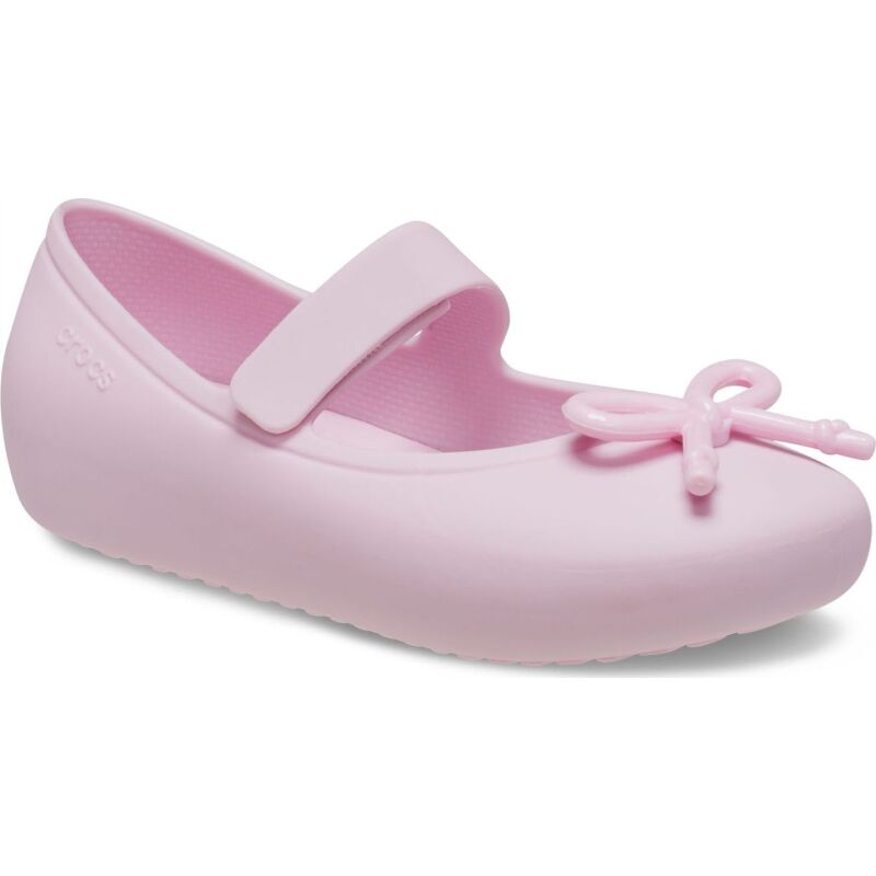 Crocs™ Brooklyn Bow Mary Jane Flat Ballerina Pink