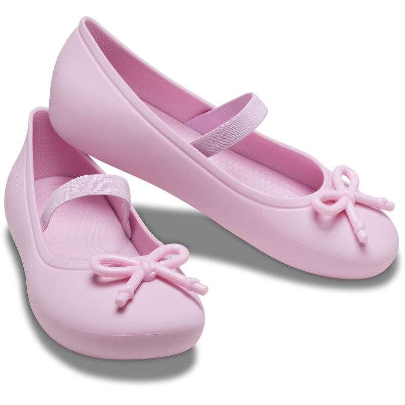 Crocs™ Brooklyn Bow Flat Ballerina Pink