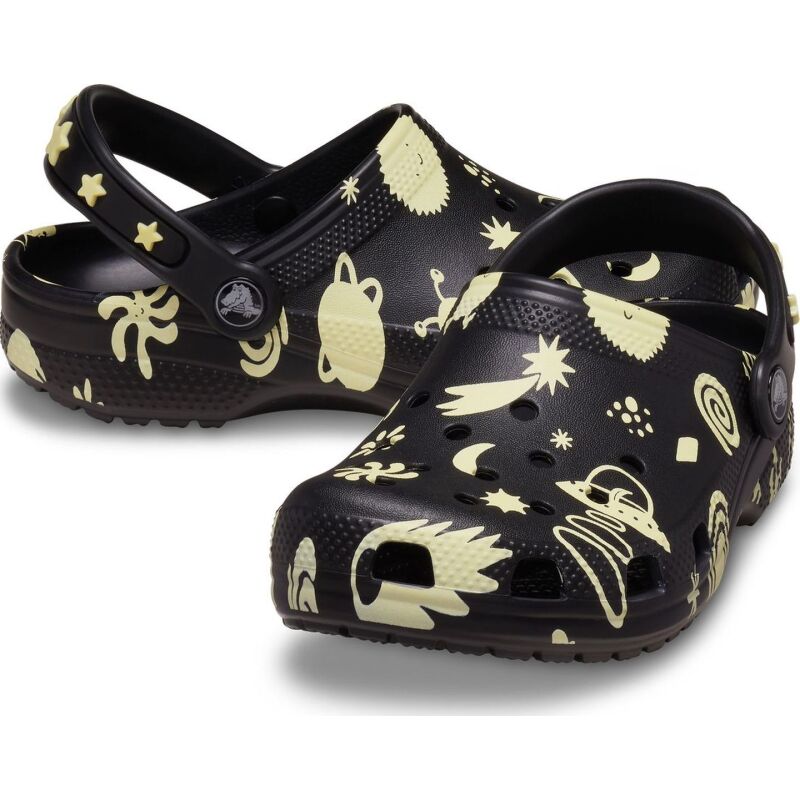 Crocs™ Classic Glow Space Clog Toddlers' Black