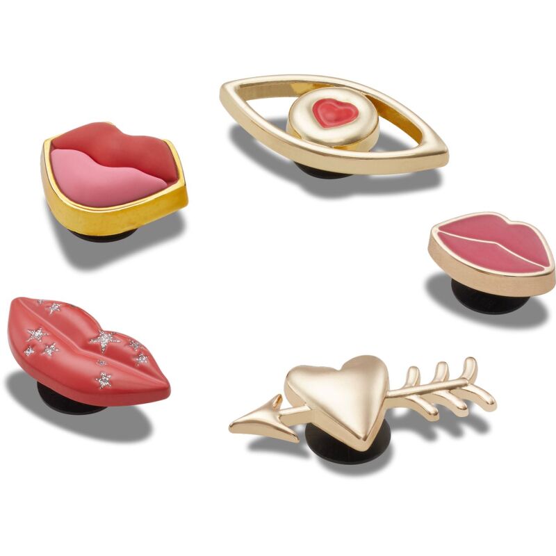 Crocs™ Jibbitz Valentines Lips 5 Pack 