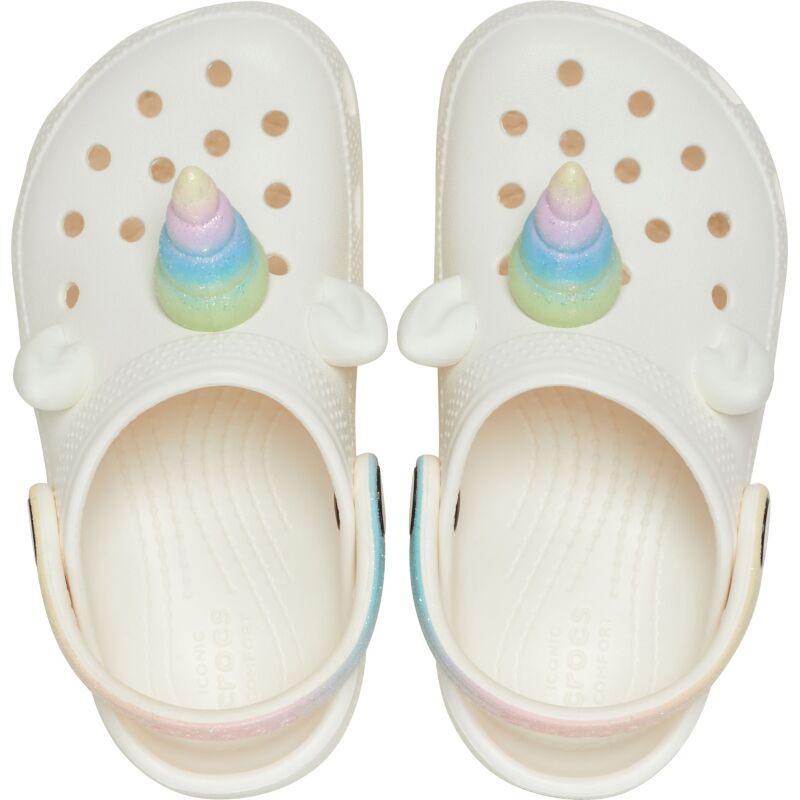Crocs™ Classic I AM Rainbow Unicorn Clog Chalk