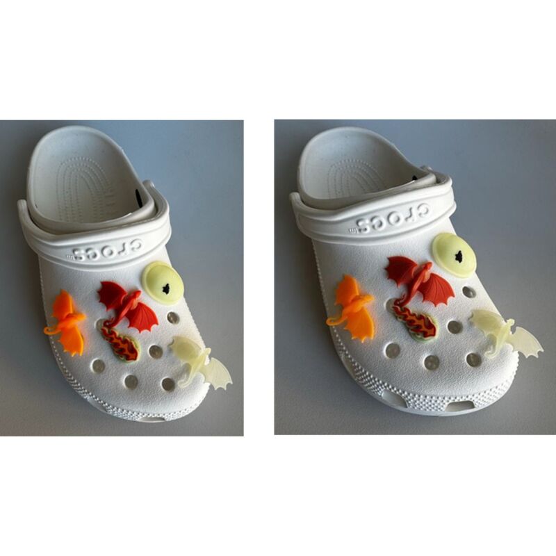 Crocs™ Crocs Jibbitz Glow In The Dark Dragon 5 Pack 198445377815 