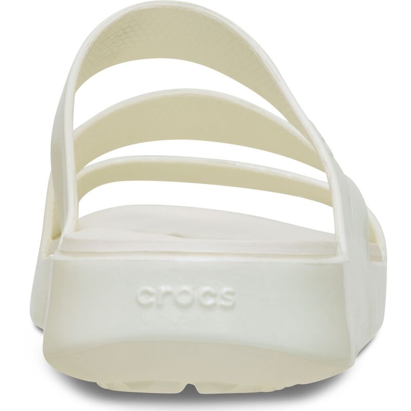 Crocs™ Getaway Patent Strappy Chalk