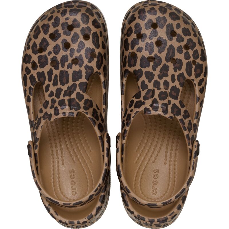 Crocs™ Classic Mary Jane Animal Clog Kids' Sepia/Leopard