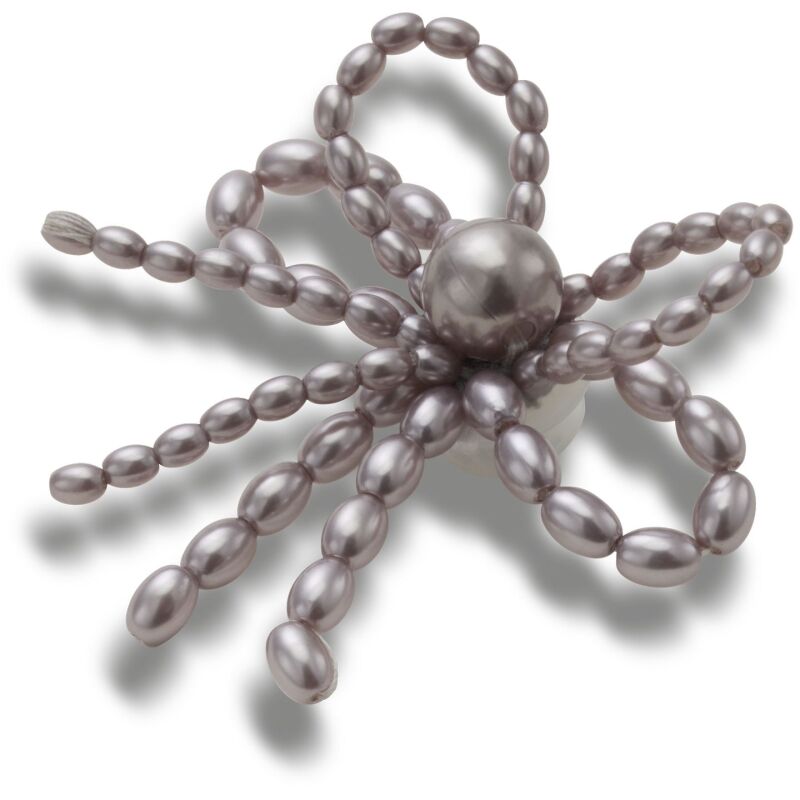 Crocs™ Jibbitz Black Pearl Beaded Bow 