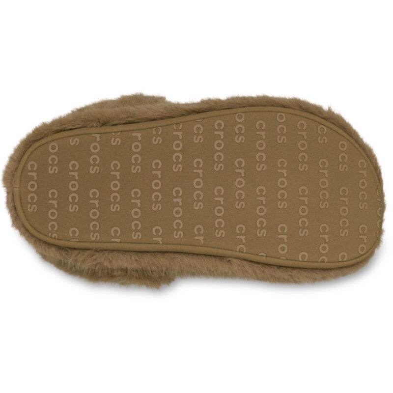 Crocs™ Classic Cozzzy Luxe Slipper Sepia