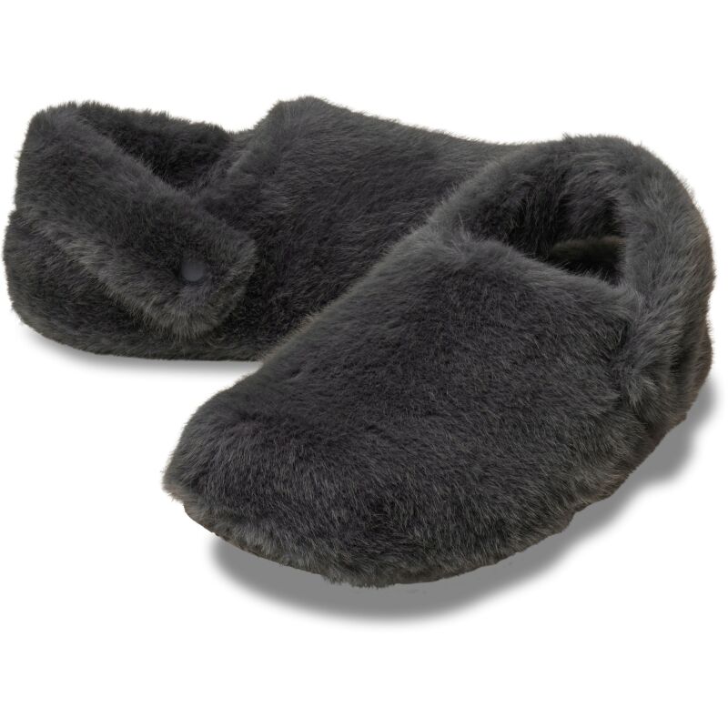Crocs™ Classic Cozzzy Luxe Slipper Slate Grey