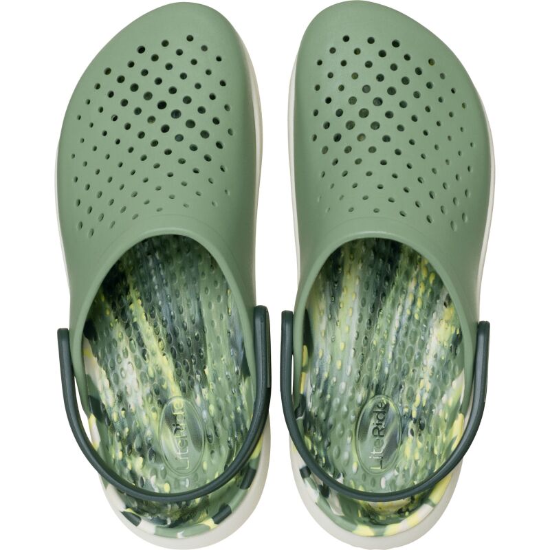 Crocs™ InMotion Marbled Clog Moss