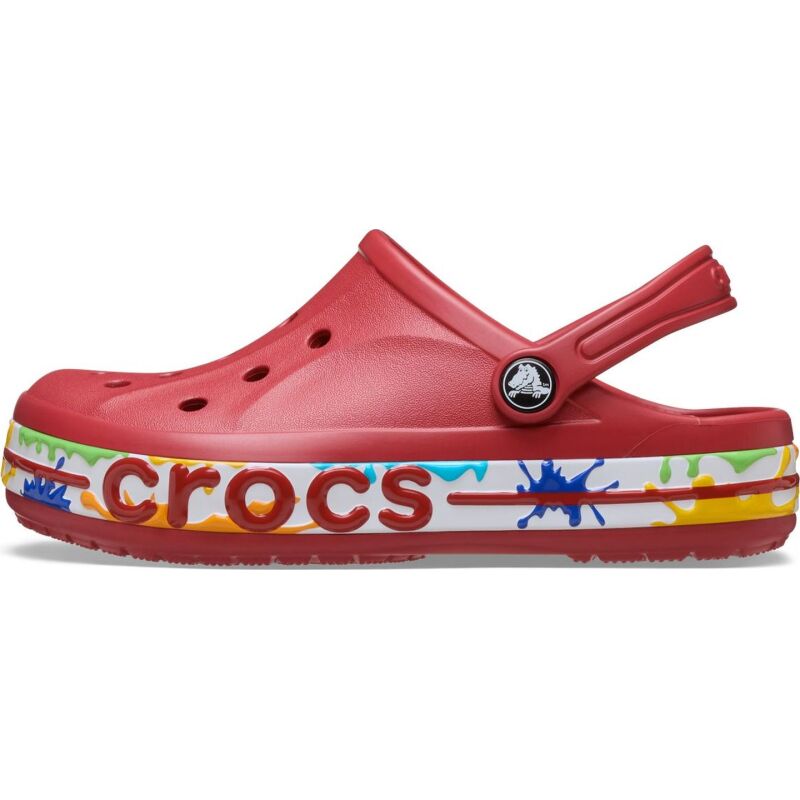 Crocs™ Bayaband Paint Splash Clog Kid's 211682 Pepper